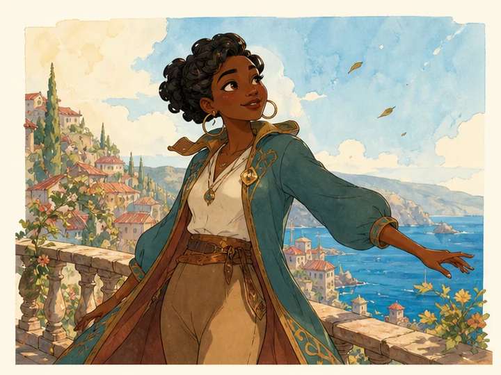 ディズニー・クラシック2D風 — 流れる手描き線、明快なシルエット、感情豊かな全身芝居の非公式通称。