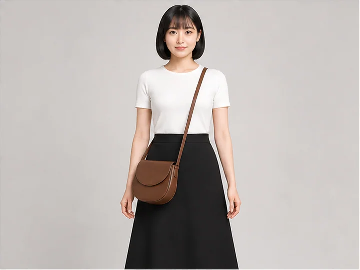 Saddle bag — A flap bag with a curved lower edge derived from an equestrian saddle.