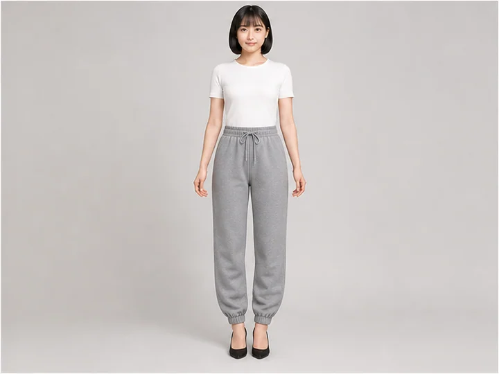 Jogger pants — Relaxed trousers gathered into elasticated or ribbed ankle cuffs.