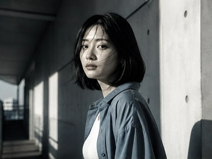 ブリーチバイパス — 銀を残した映画現像を模し、低彩度、高コントラスト、硬い金属的階調にする仕上げ。