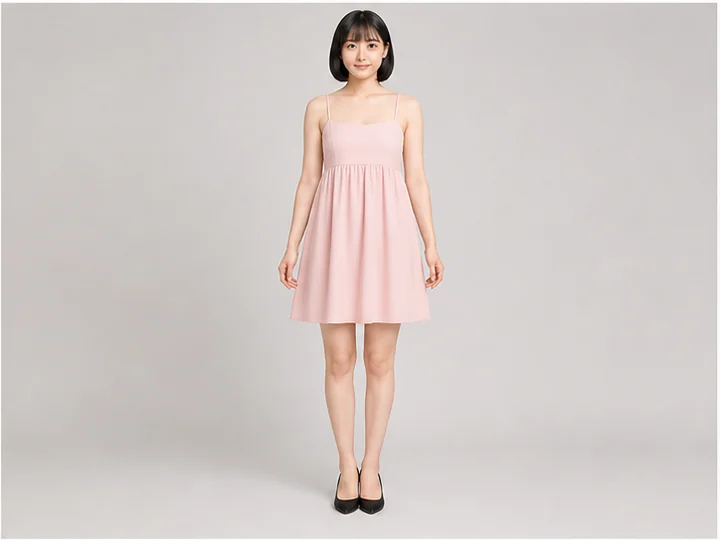 Babydoll dress — A short loose dress flaring from a high seam below the bust.