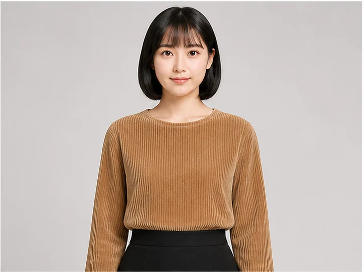 コーデュロイ — 縦方向に平行な盛り上がった畝を持つ起毛布。