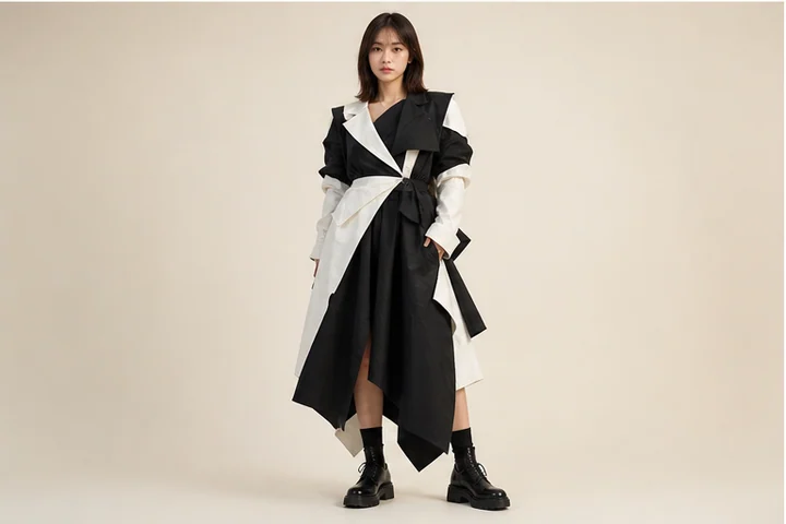 Avant-garde fashion — Experimental fashion that disrupts conventional garment structure and body silhouettes in favor of new forms.
