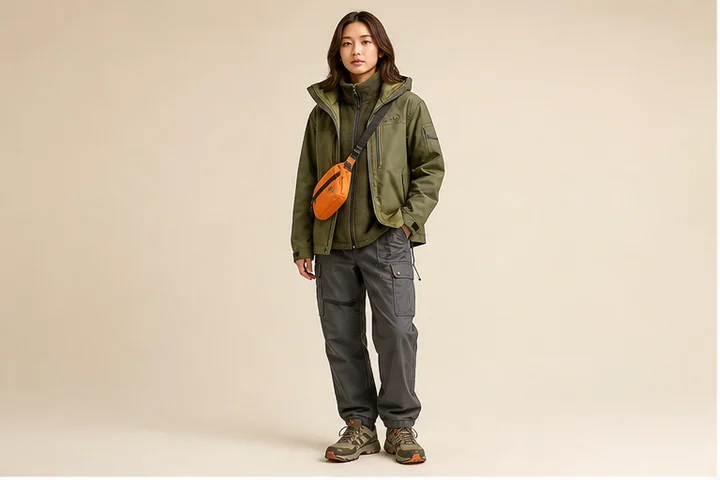 Gorpcore — An urban style that incorporates technical hiking and outdoor equipment into everyday outfits.
