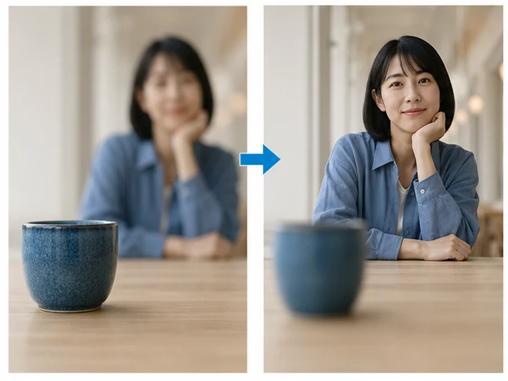 Rack focus — A focus pull that shifts attention between near and far subjects within one continuous shot.