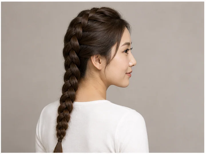 Dutch braid — A braid crossing sections underneath so the plait sits raised above the scalp.