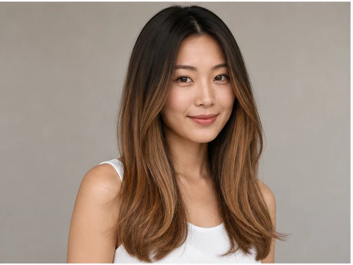 Root shadow — A colour technique keeping the roots deliberately deeper and blending into lighter lengths.