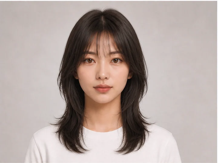 Hush cut — A soft layered cut whose face-framing sections blend gently and continuously into the length.