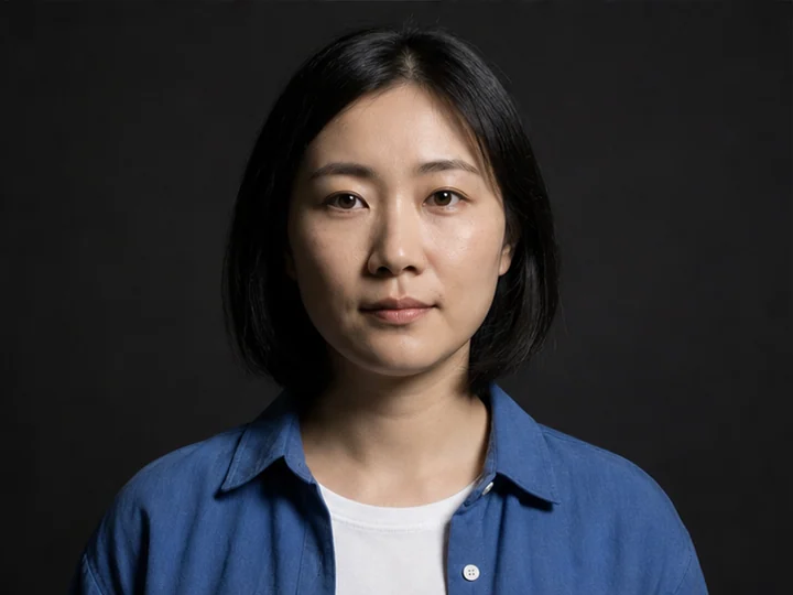 Loop lighting — Angled portrait light that makes a short loop-shaped nose shadow without joining the cheek shadow.
