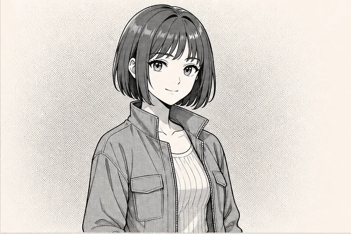Screentone — A manga technique using regular dot or pattern sheets to create grey values and texture.