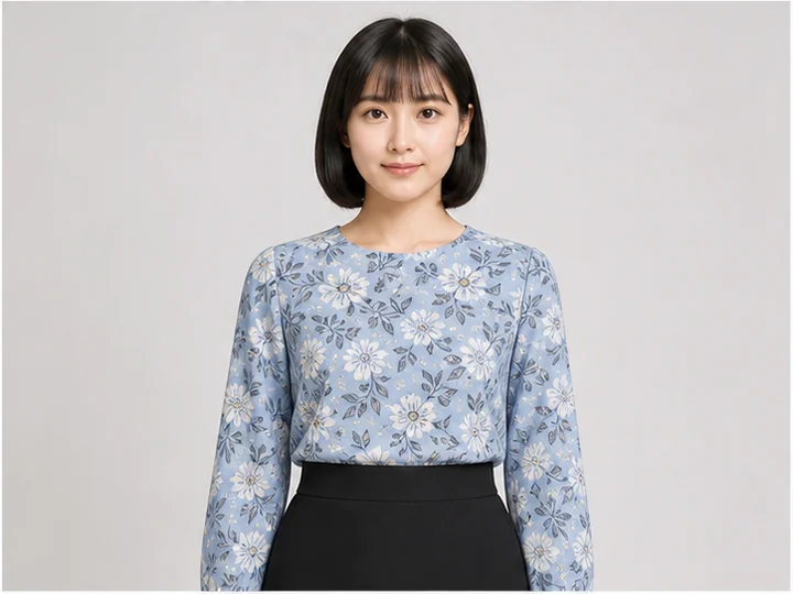 花柄 — 花・葉・茎を主要モチーフとして反復する柄。