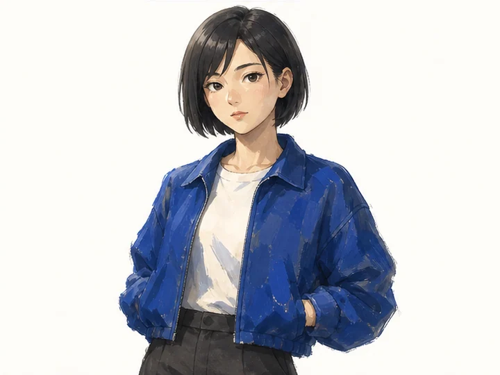 厚塗り — 線より色面と筆触を重ね、選択的に形や素材を描き込む塗り。