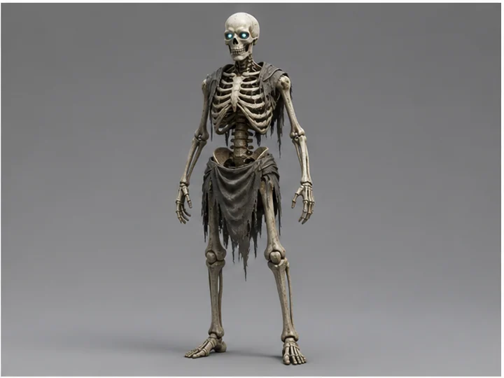 Skeletal undead — An animated humanoid skeleton with no flesh.