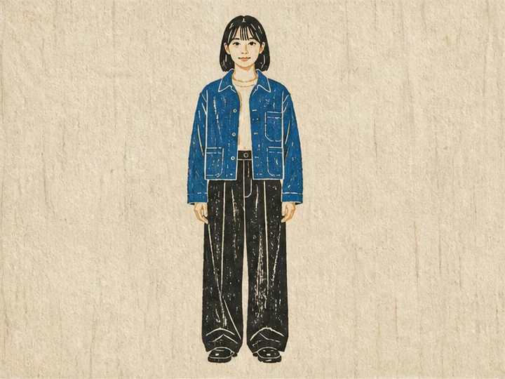 木版画 — 木版の凸部へインクや絵具を付け、紙へ圧して写す凸版表現。
