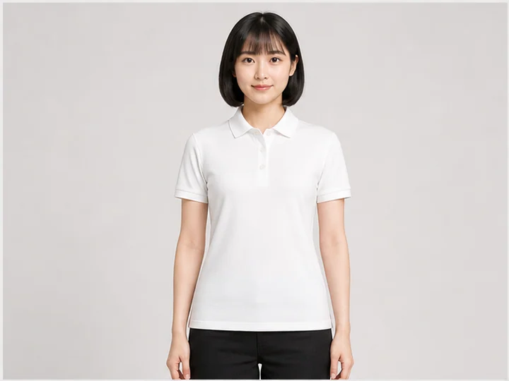 Polo shirt — A knitted shirt with a soft turnover collar and short button placket.
